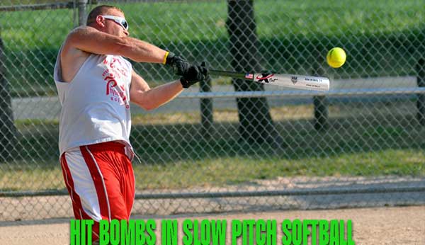 Hit Bombs in Slow pitch Softball