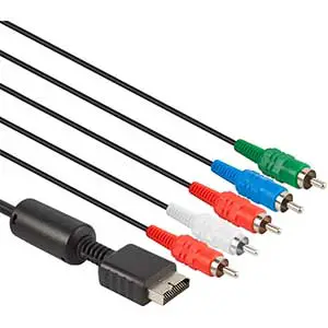 TENINYU Compatible with PS2/PS3/PS3 Slim HDTV-Ready TV HD Component AV Cable