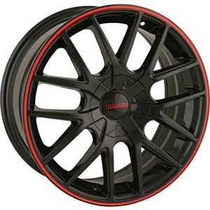 Touren TR60 3260 Black/Red Ring Wheel