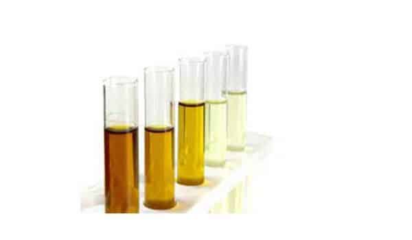 Oil and gasoline mixture observation