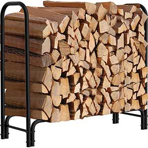 Amagabeli 4ft Fire Wood Lumber Rack