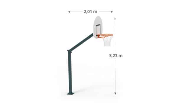 Tall is a Basketball Hoop